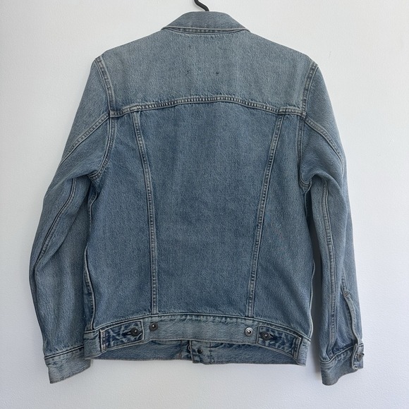Levis Denim Jacket Mens Small Type 2 Trucker Made & Crafted Unisex - Picture 2 of 16